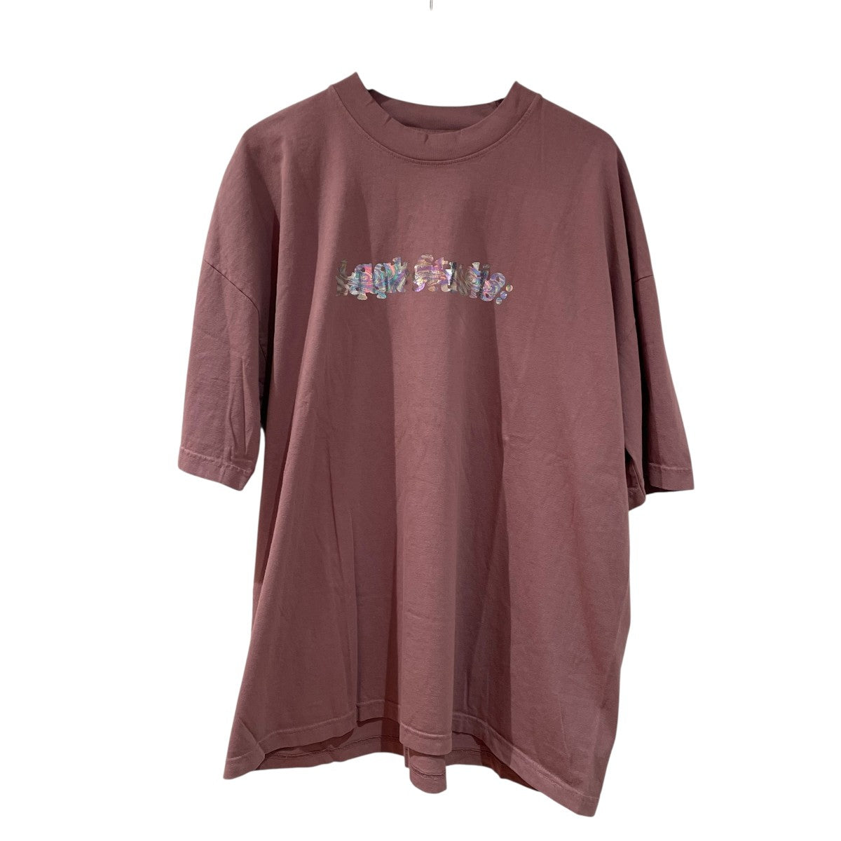 LQQK STUDIO STACKED LOGO IRIDESCENT TEE半袖シャツLQS24ST31 古着・中古-1枚目のアイテム画像