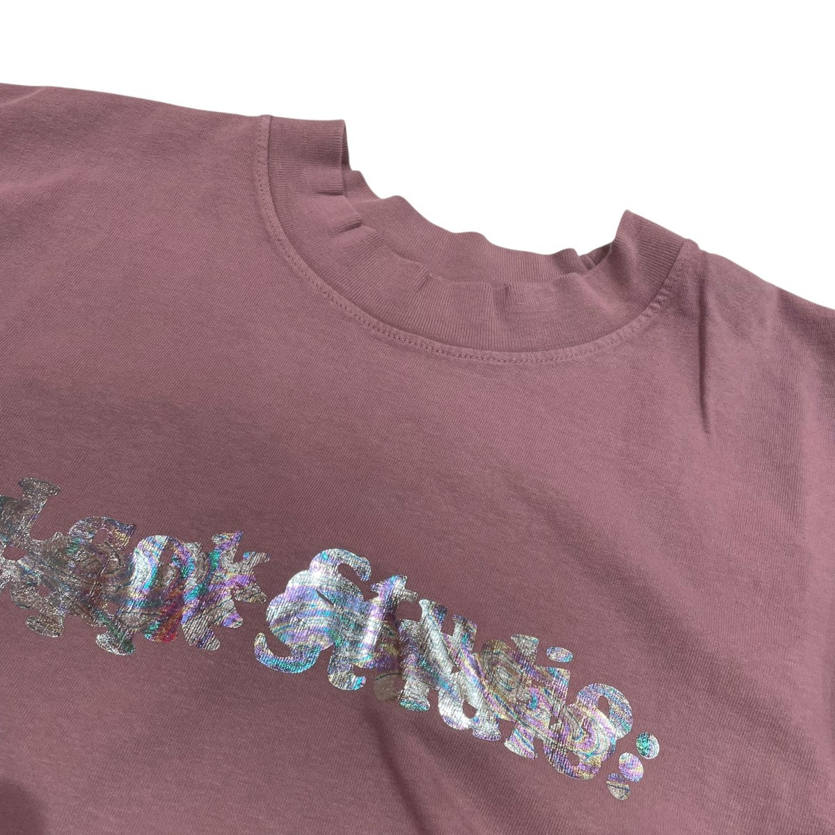 LQQK STUDIO STACKED LOGO IRIDESCENT TEE半袖シャツLQS24ST31 古着・中古-3枚目のアイテム画像