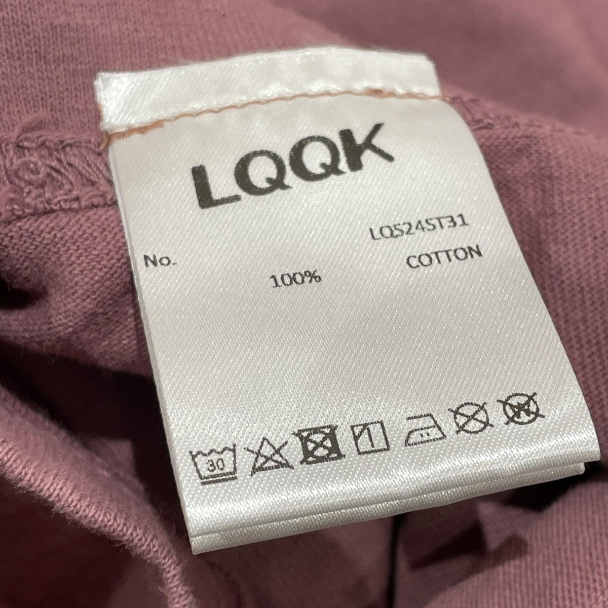 LQQK STUDIO STACKED LOGO IRIDESCENT TEE半袖シャツLQS24ST31 古着・中古-6枚目のアイテム画像