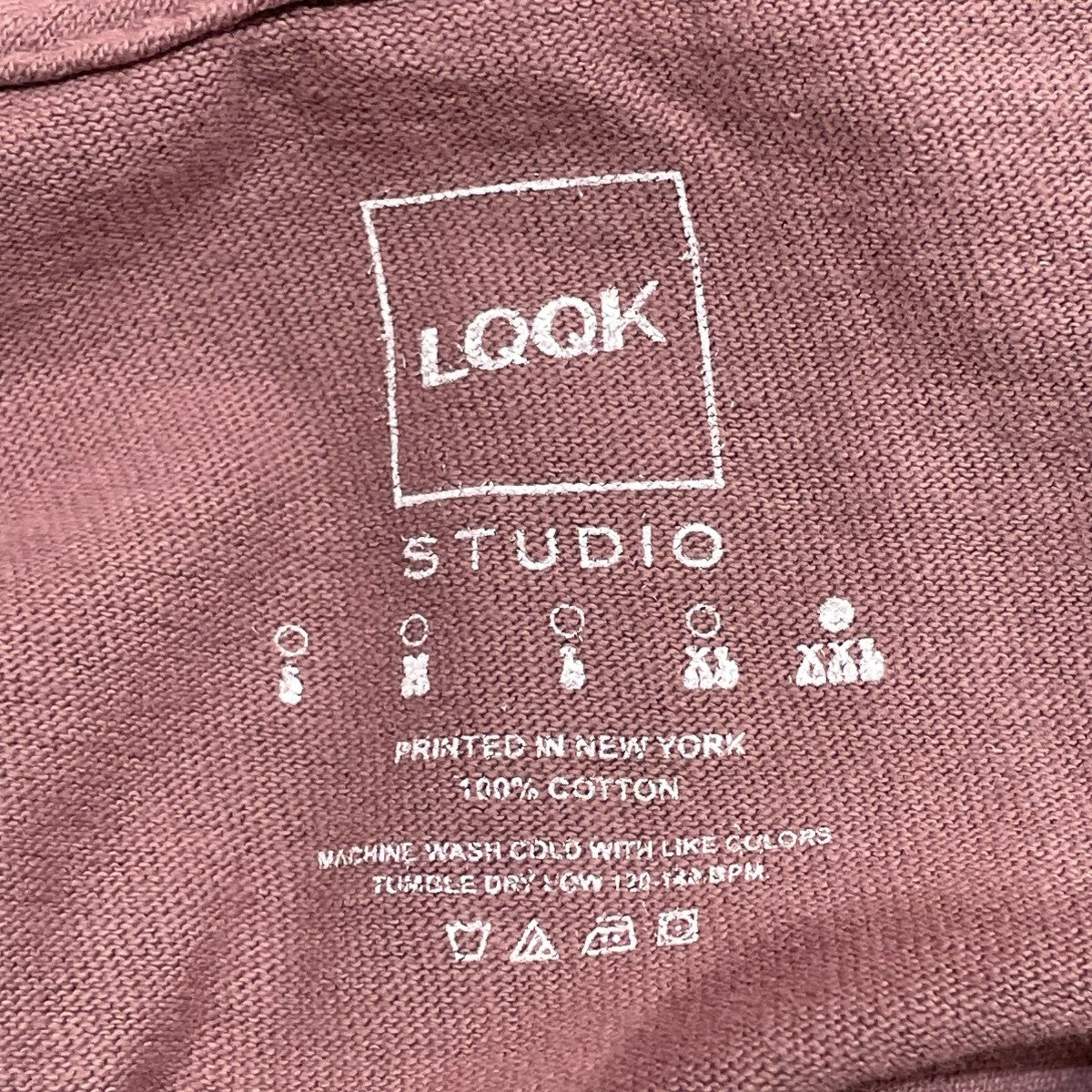 LQQK STUDIO STACKED LOGO IRIDESCENT TEE半袖シャツLQS24ST31 古着・中古-7枚目のアイテム画像