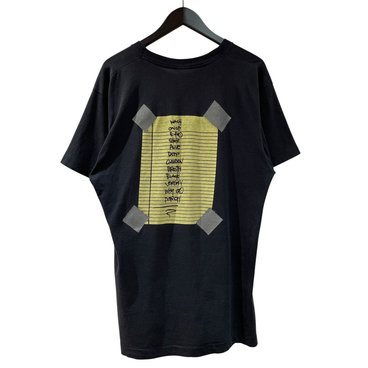 VINTAGE(ヴィンテージ) 90s PEARL JAM ALIVE半袖Tシャツ ブラック 