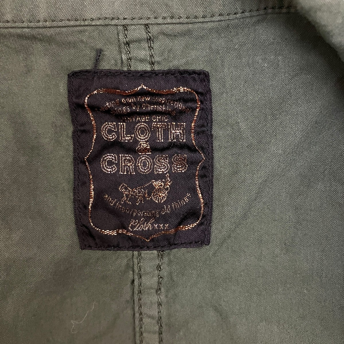 CLOTH＆CROSS(クロス＆クロス) Type M-65 フィッシュテールパーカー