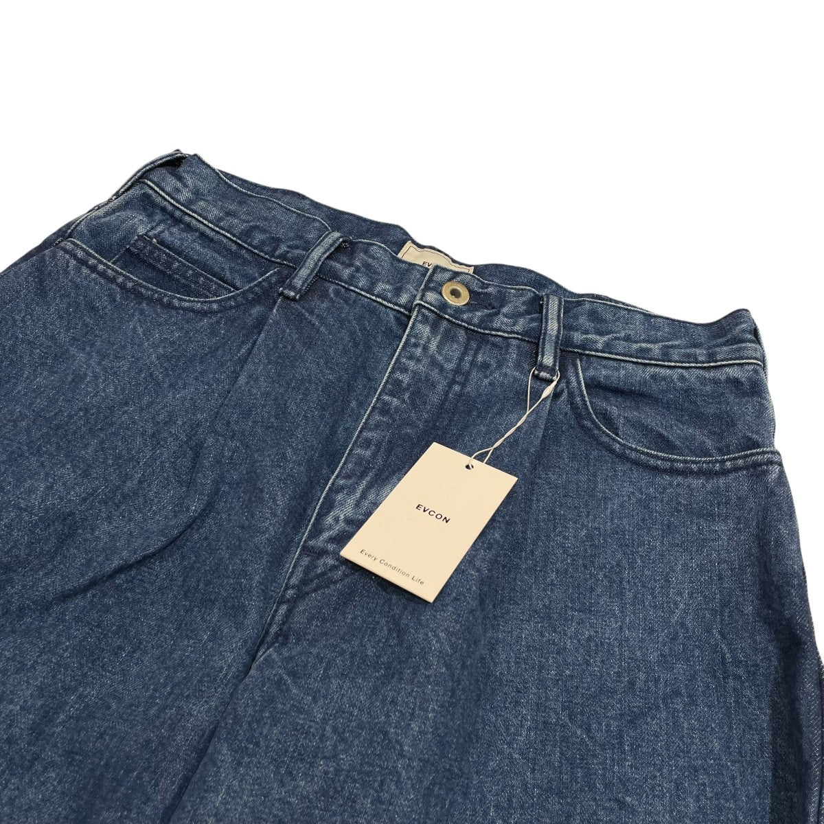 EVCON(エビコン) 1TUCK BAGGY DENIM BIOデニムパンツ251-91507 251
