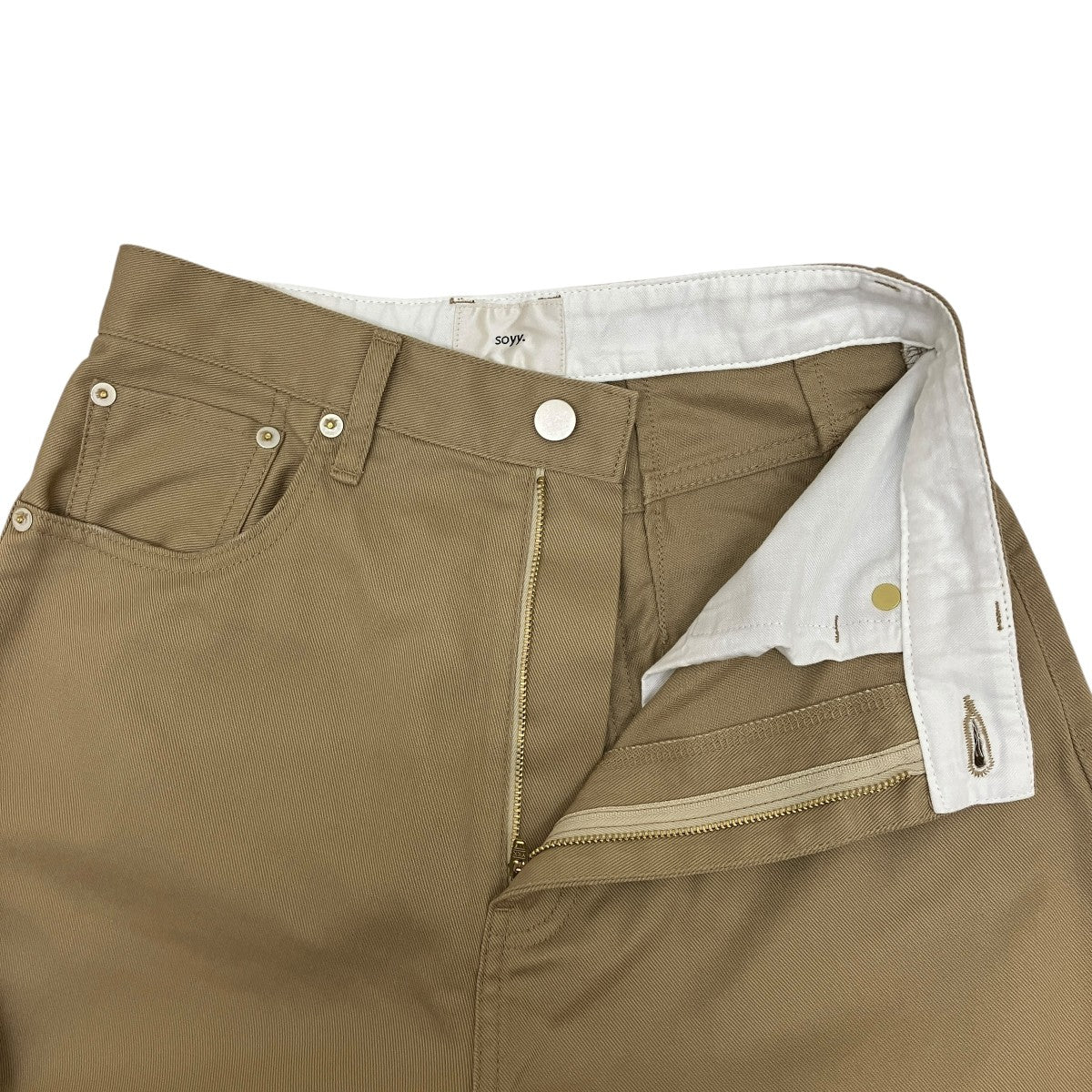 soyy．(ソイ) WIDE CHINO TROUSERパンツSOY25SS-PT-002 SOY25SS