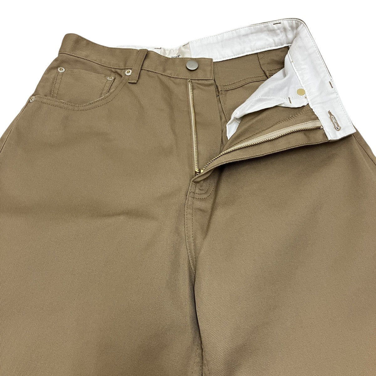 soyy． WIDE CHINO TROUSERワイドチノパンツSOY25SS-PT-002 古着・中古-3枚目のアイテム画像