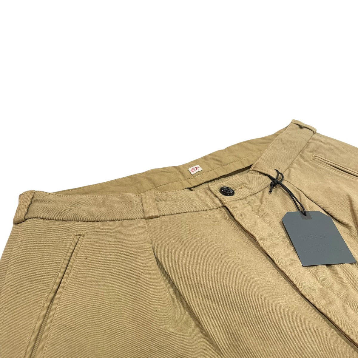 OUTIL(ウティ) TUCK WIDE CHINO TROUSERパンツOU-P025 OU-P025