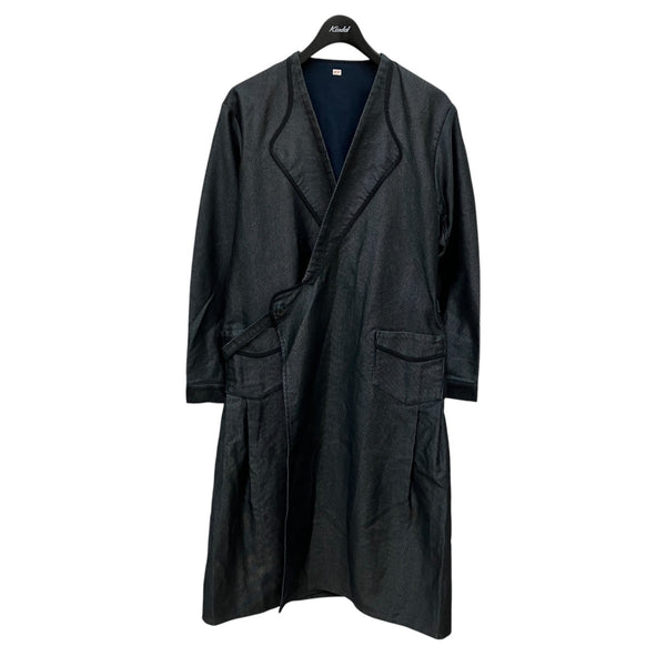 Outil ウティ コート 中古・古着通販】OUTIL (ウティ) ステンカラーコート ブラック サイズ