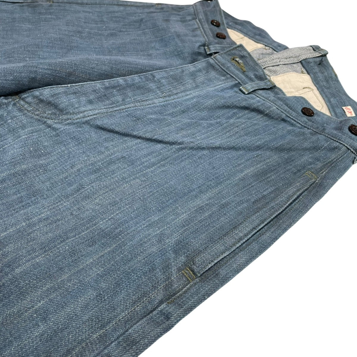 OUTIL(ウティ) シンチバックデニムパンツ ブルー サイズ 0