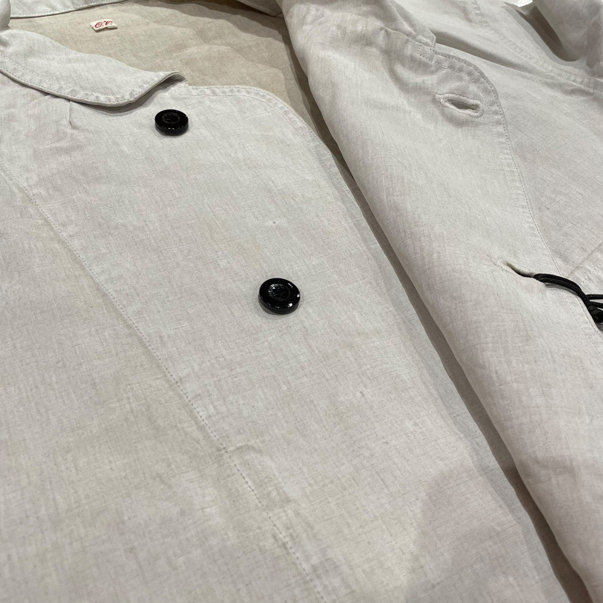 OUTIL(ウティ) MANTEAU AZE リネンフラップポケットジャケット