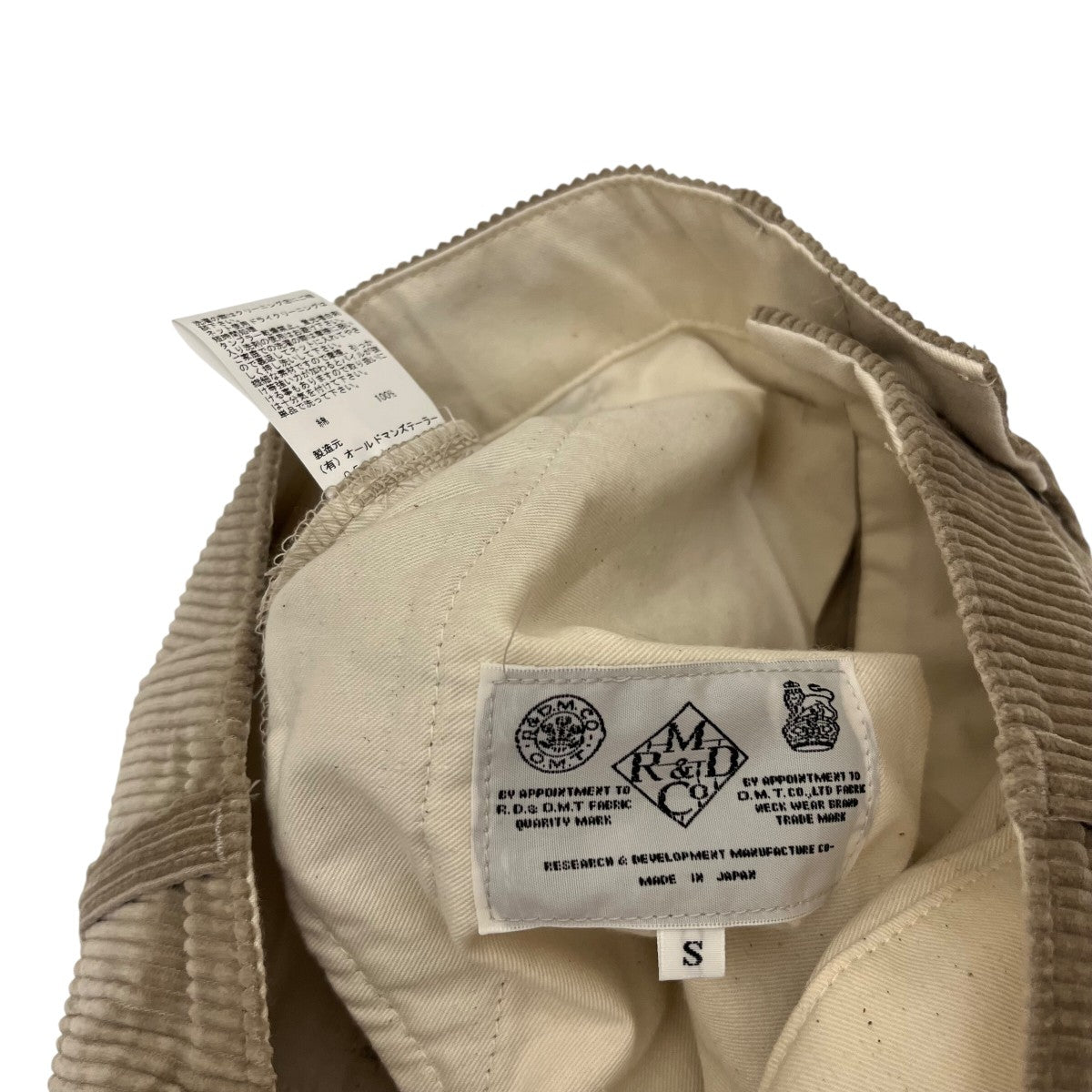 R＆D．M．Co-OLDMAN'S TAILOR(アールアンドディーエムコー／オールド