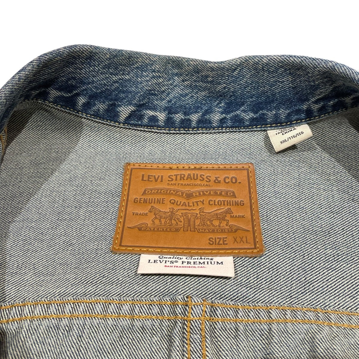 LEVI'S×JOURNAL STANDARD ビッグE 1stタイプ デニムトラッカー