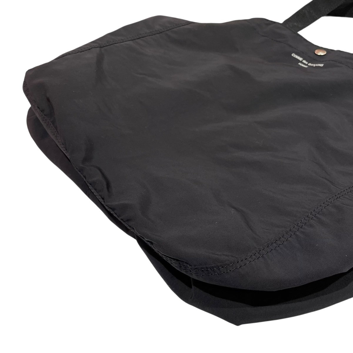 新品 コムデギャルソン オム ロゴ 綿 ナイロン グログラン 2WAY バッグ COMME des GARCONS HOMME(コムデギャルソンオム) 綿ナイロン