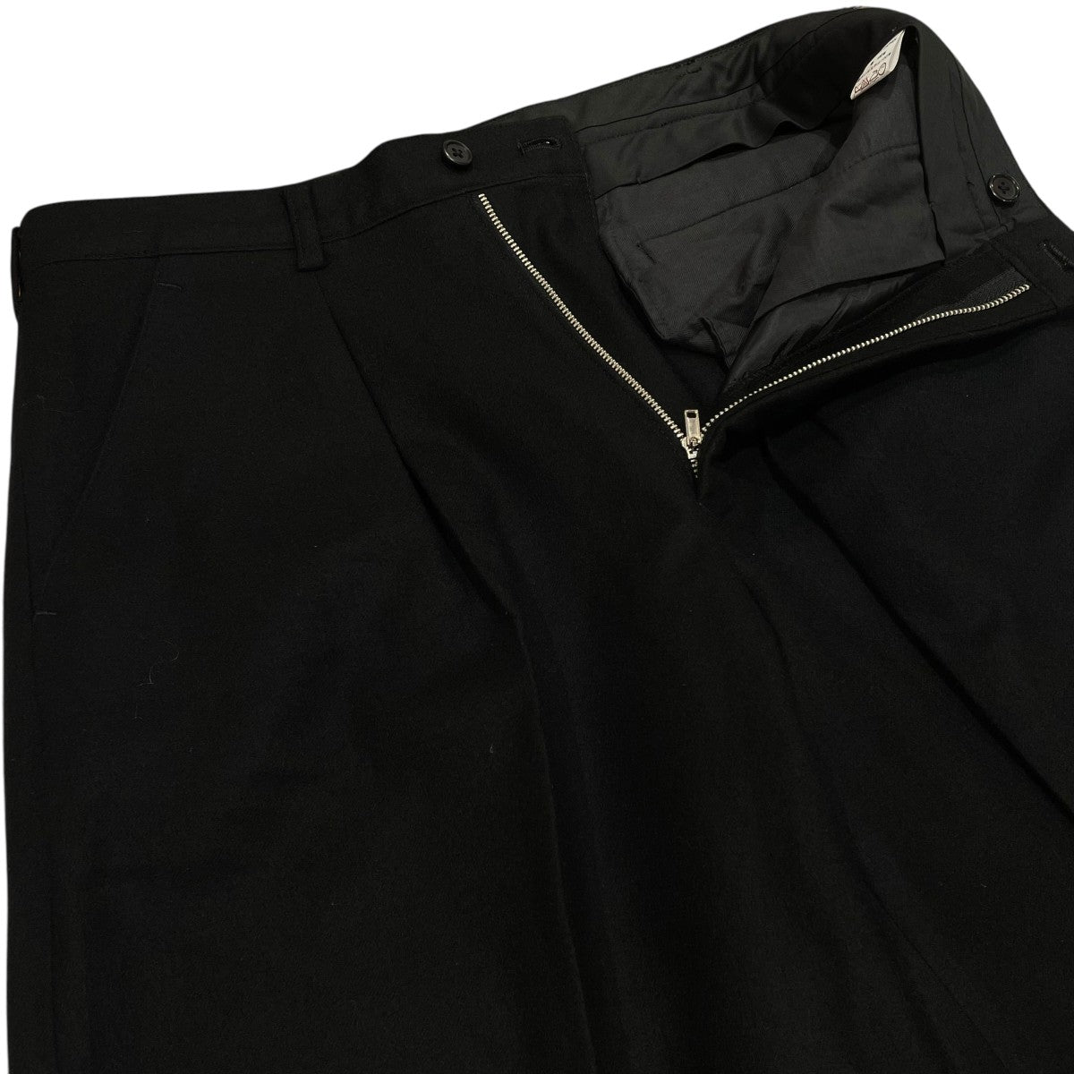 Y'S for men(ワイズフォーメン) 80sウールスラックス ブラック