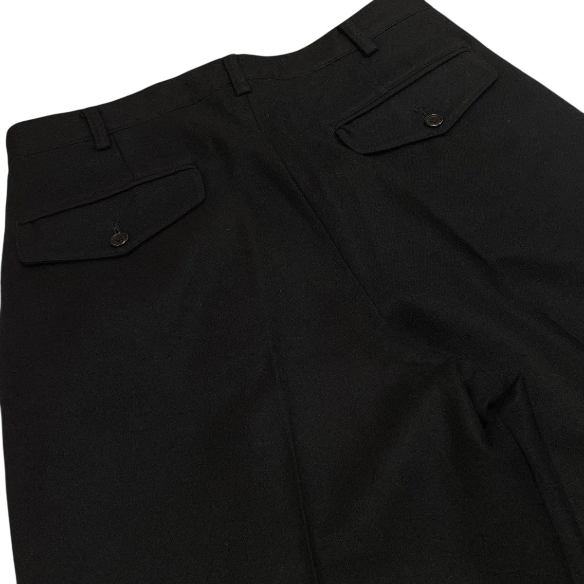 Y'S for men(ワイズフォーメン) 80sウールスラックス ブラック