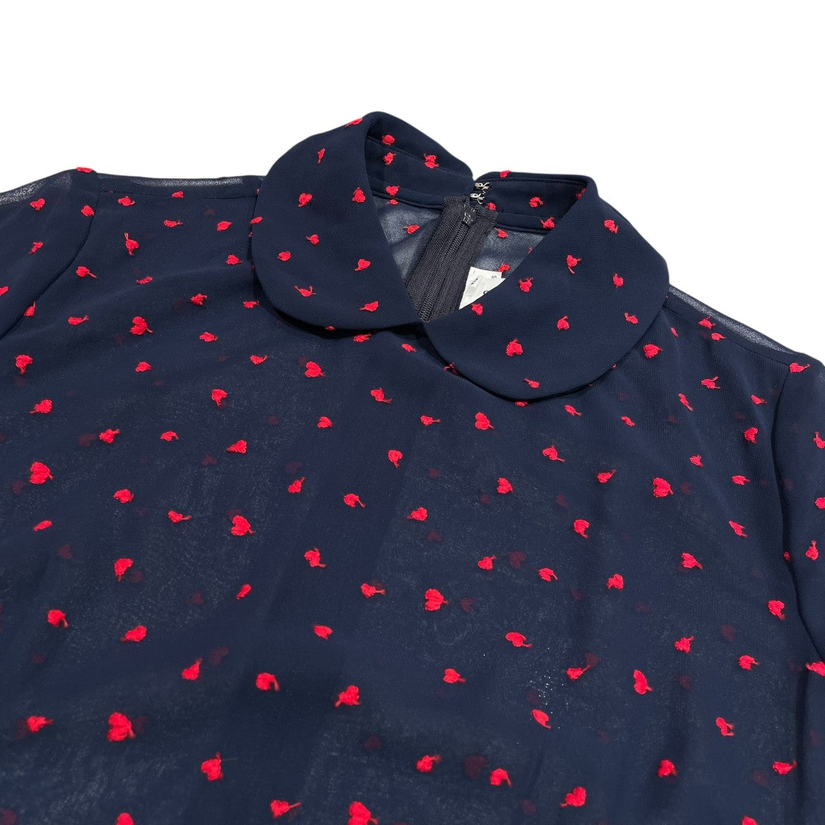 COMME des GARCONS GIRL ワンピース　XS ネイビー COMME des GARCONS GIRL（コムデギャルソンガール）ワンピース