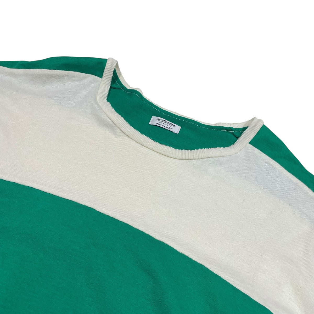 MAATEE＆SONS×l`echoppe BORDER T-SHIRT半袖シャツMTLE4103 0801