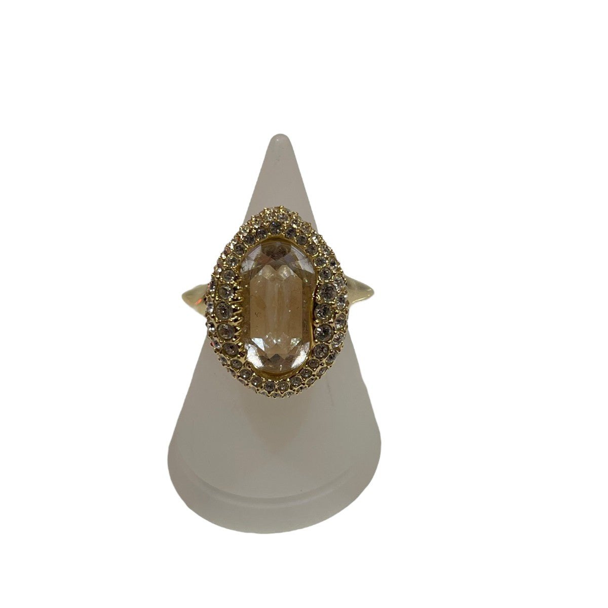 SWAROVSKI♥スワロフスキー 大ぶり リング ゴールド 箱付き 美品