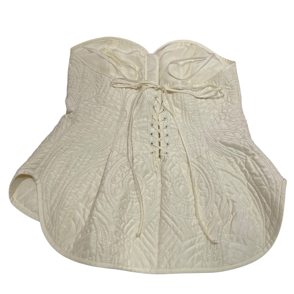 23AWFloral Quilted Silk BustierビスチェMM23PF-SH721