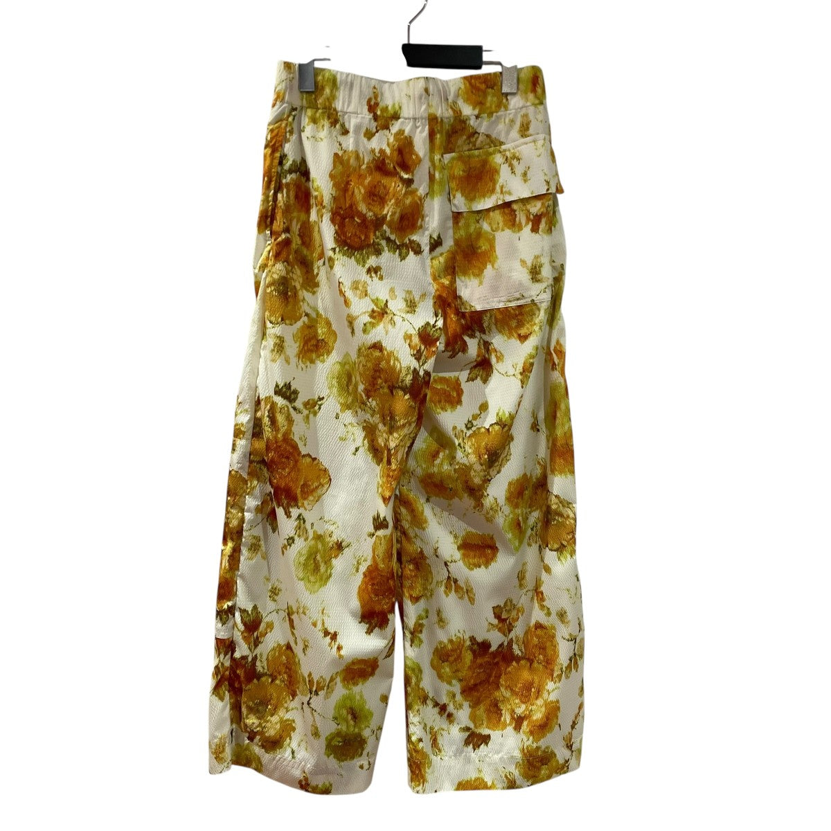 DRIES VAN NOTEN(ドリスヴァンノッテン) 総柄パンツ イエロー サイズ