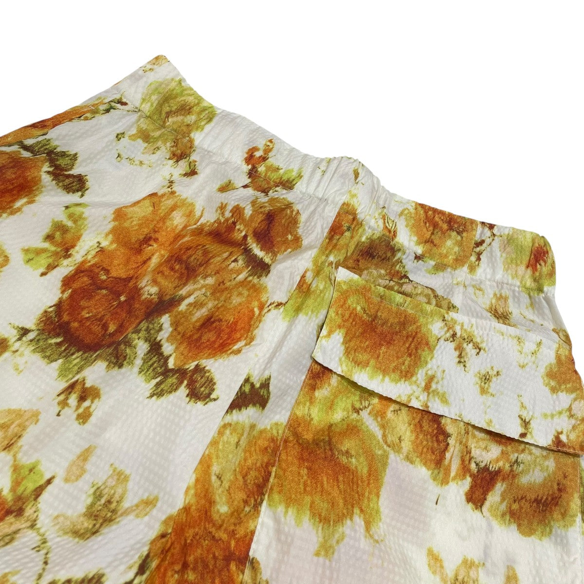 DRIES VAN NOTEN(ドリスヴァンノッテン) 総柄パンツ イエロー サイズ