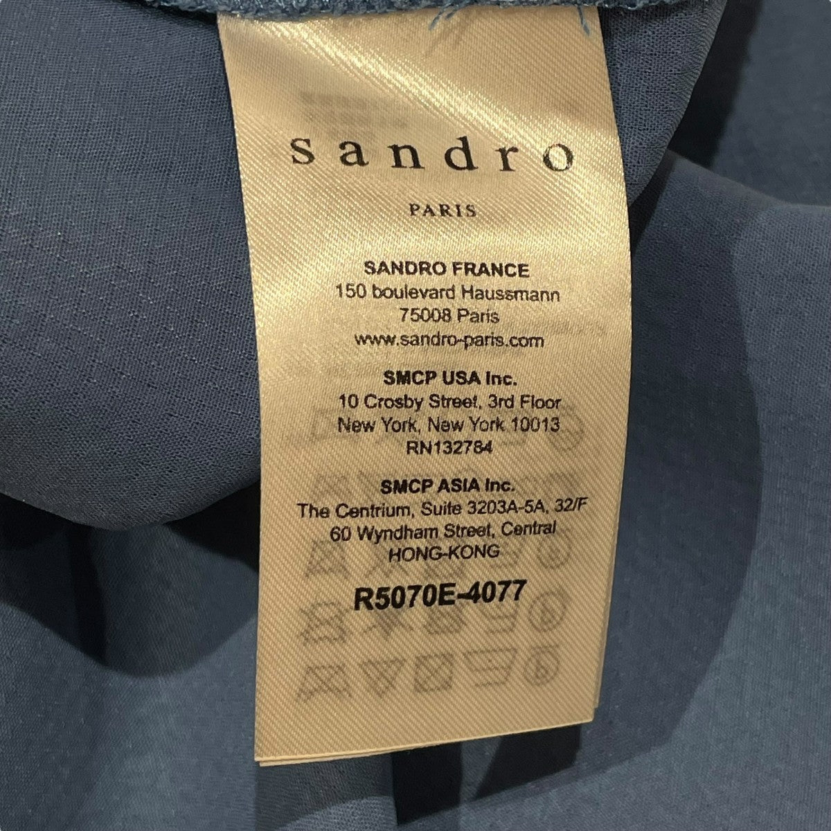 SANDRОノースリーブワンピースR5070E-4077