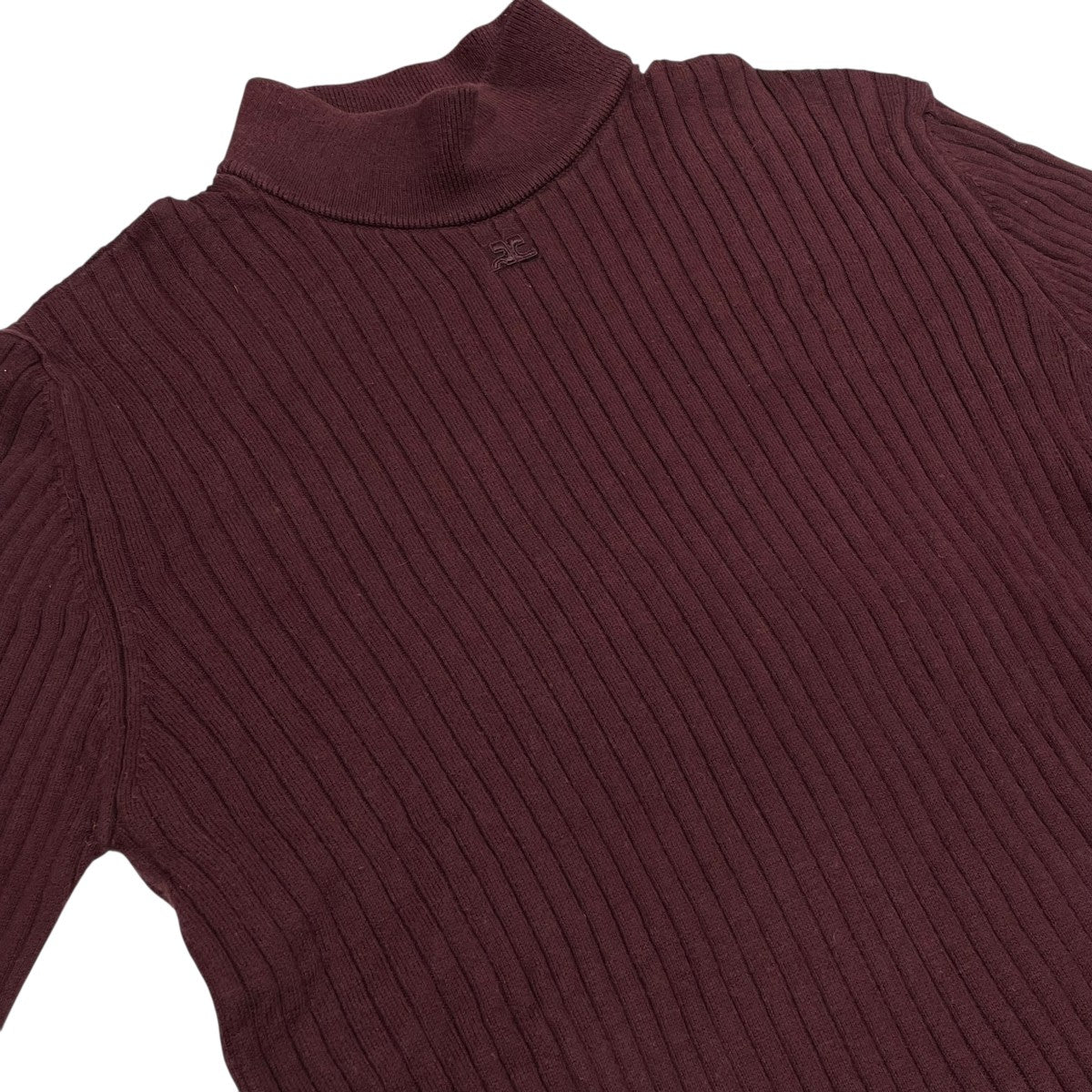 MOCKNECK RIB KNITニット