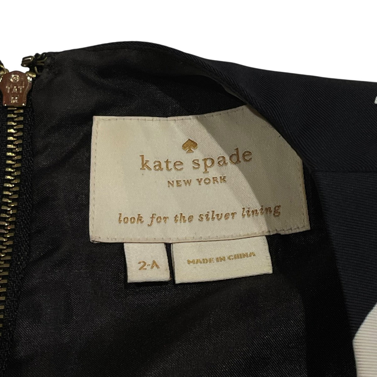 Kate Spade リボン柄ワンピドレス 古着・中古-6枚目のアイテム画像
