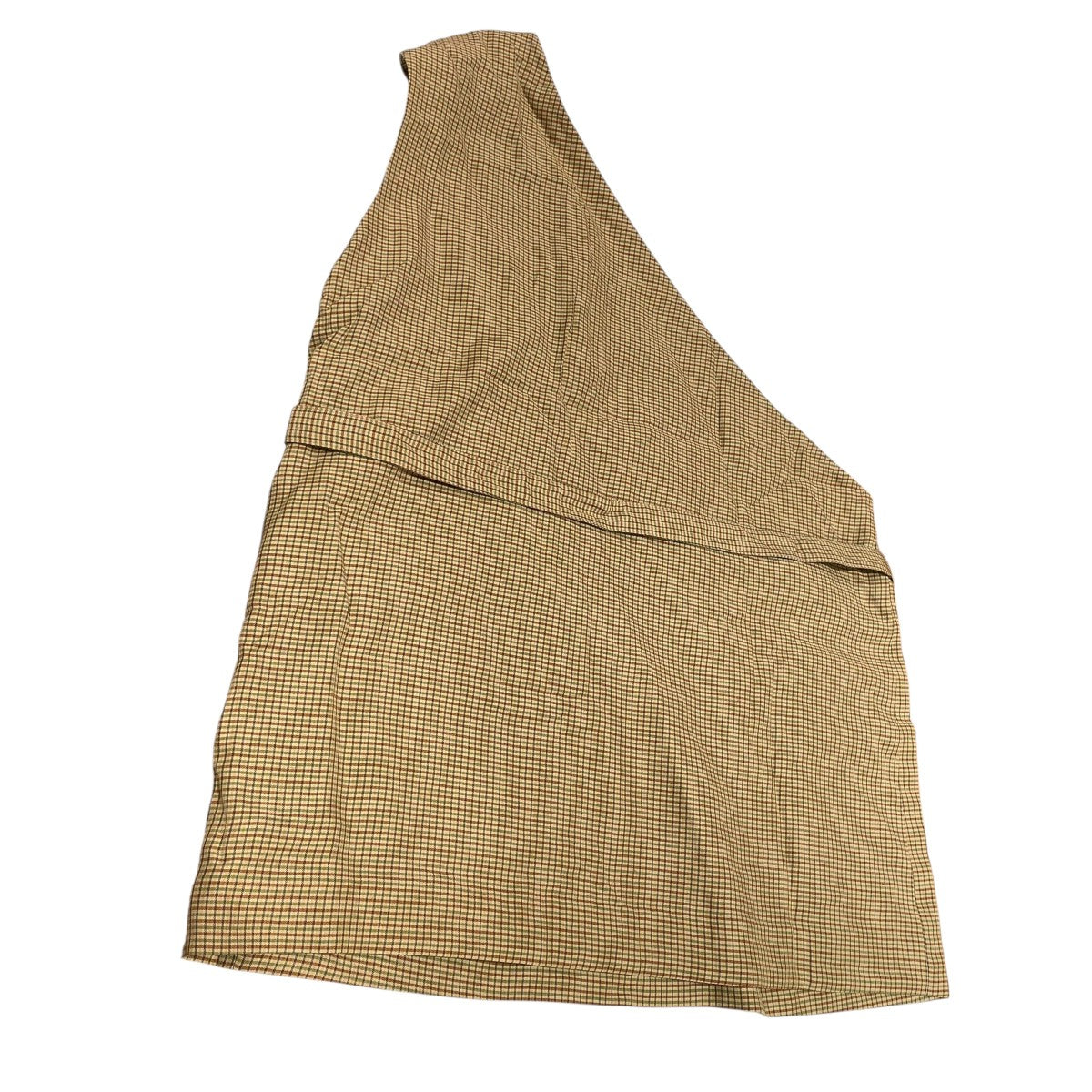 CHECK ONE SHOULDER VESTベスト8621-242-0048