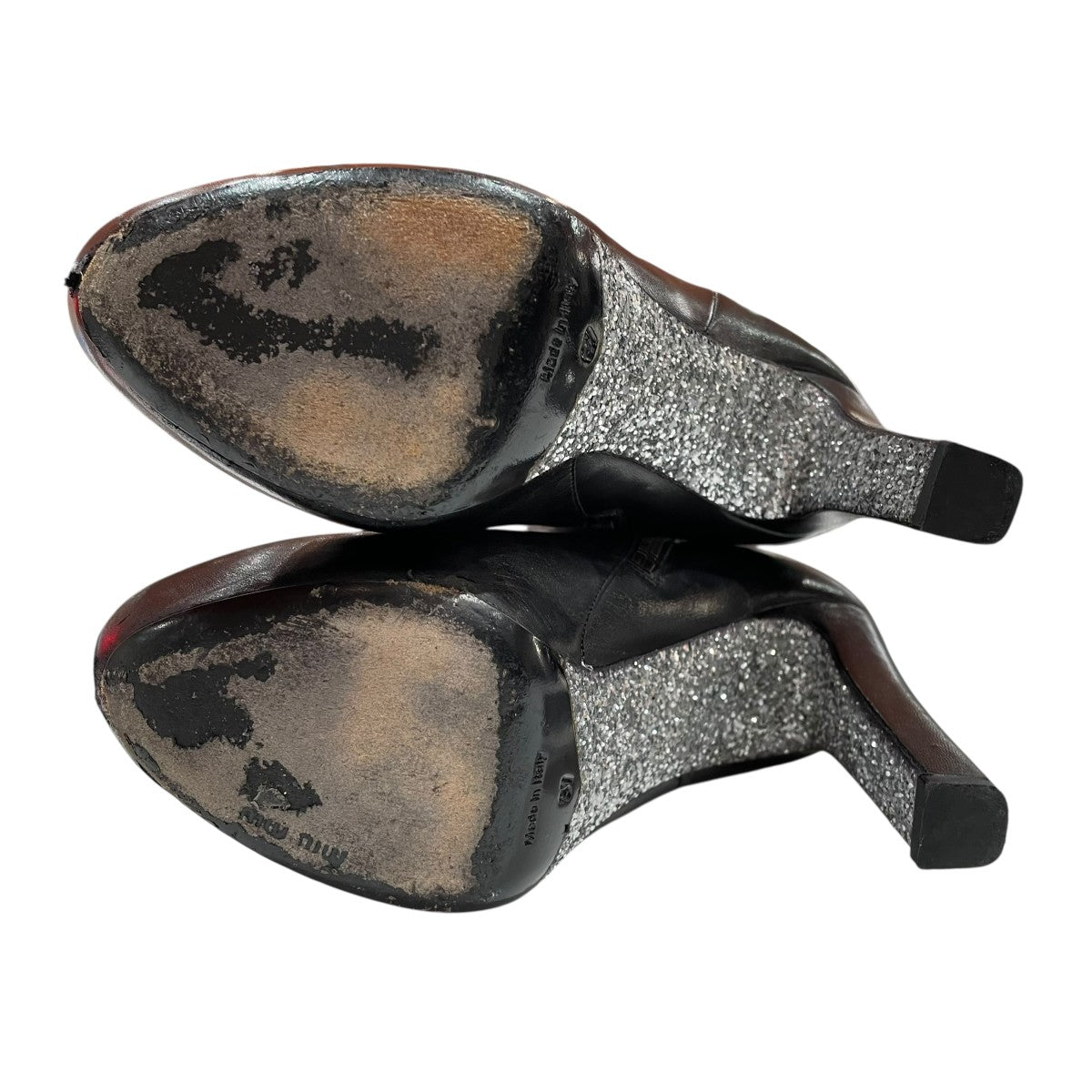 MIU MIU(ミュウミュウ) ロングブーツ ブラック サイズ 37｜【公式