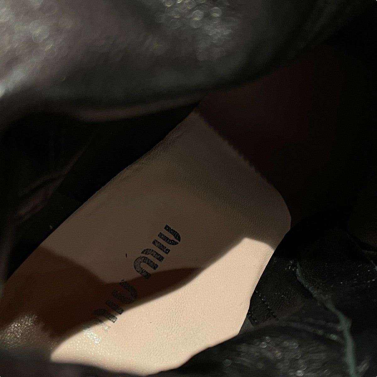 MIU MIU(ミュウミュウ) ロングブーツ ブラック サイズ 37｜【公式