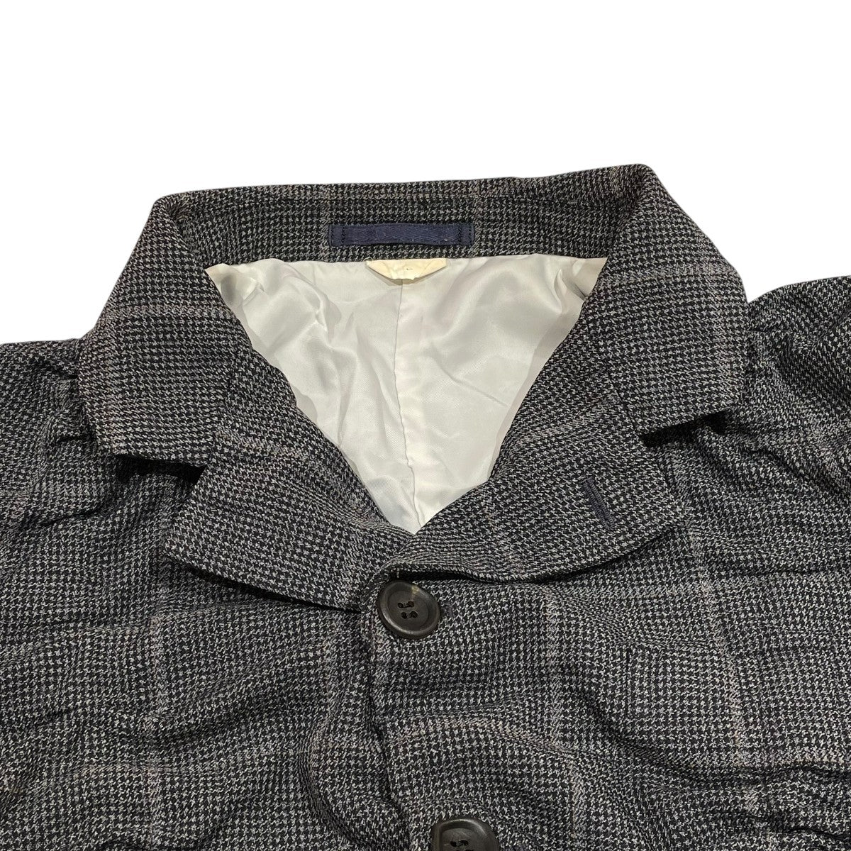COMME des GARÇONS HOMME ウール チェックジャケット COMME des GARCONS HOMME コムデギャルソン オムCOMME 裏