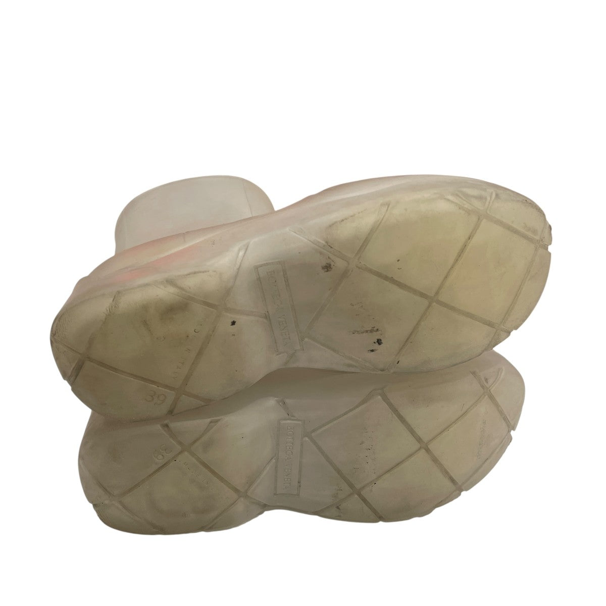 BOTTEGA VENETA(ボッテガヴェネタ) Clear Rubber Paddle Bootsブーツ