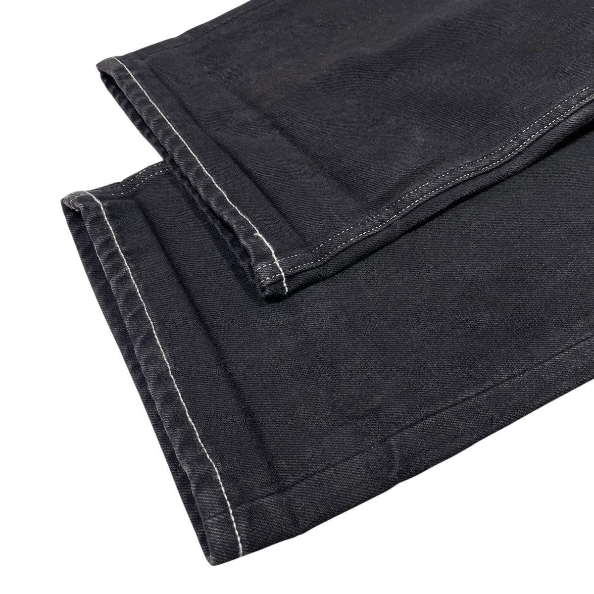 X-LARGE × Disney デニム ブラック X-LARGE(エクストララージ) BURNING DICE PANTSデニムパンツ