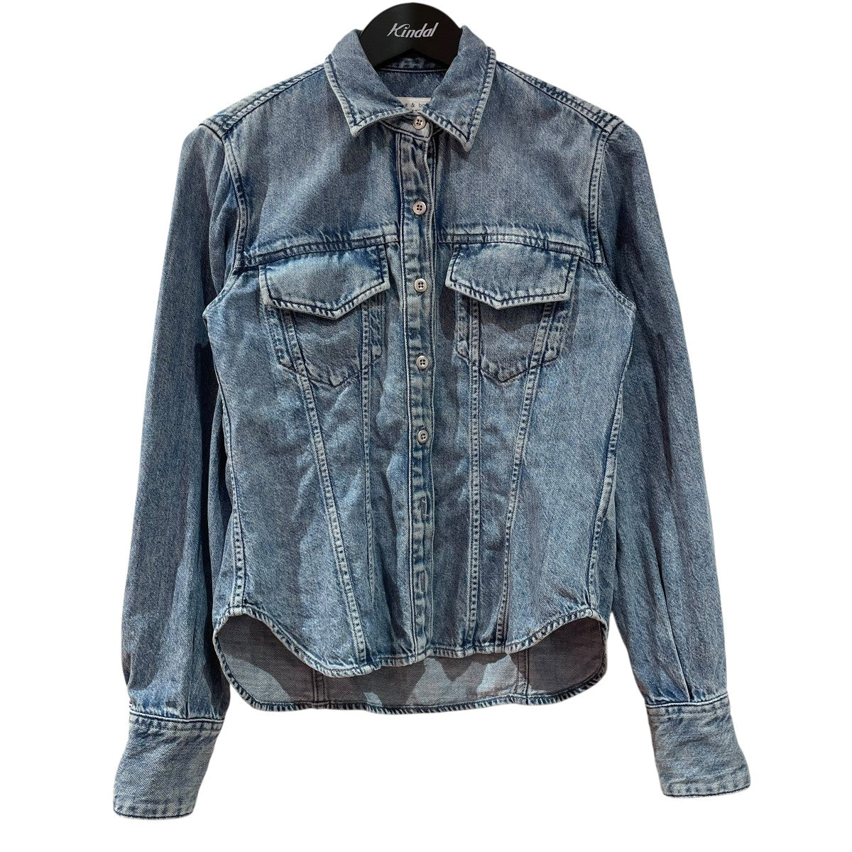 ラグアンドボーン rag＆bone デニムシャツ WDD24H1483UFAN インディゴ サイズ：XS rag＆bone(ラグアンドボーン) デニムシャツWDD24H1483UFAN