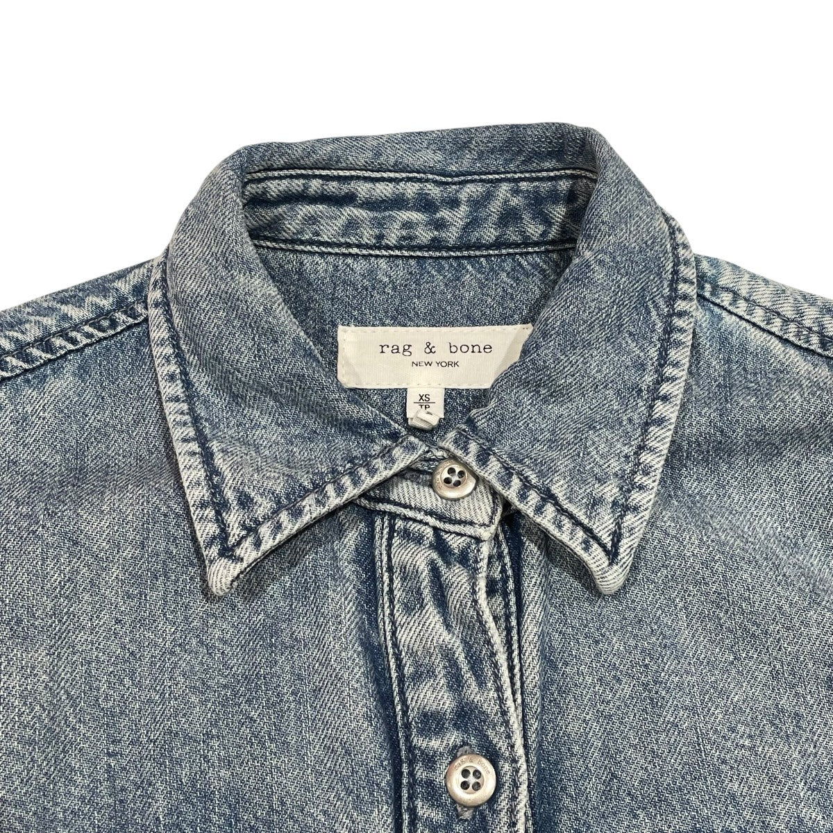 ラグアンドボーン rag＆bone デニムシャツ WDD24H1483UFAN インディゴ サイズ：XS rag＆bone(ラグアンドボーン) デニムシャツWDD24H1483UFAN