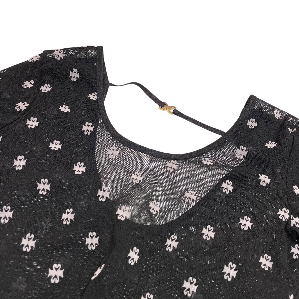 ソリン SORIN SWAN LAKE U-NECK TOP シアートップス 27WCT234107 ブラック サイズ：38 SORIN(ソリン) SWAN LAKE U-NECK TOPシアートップス27WCT234107