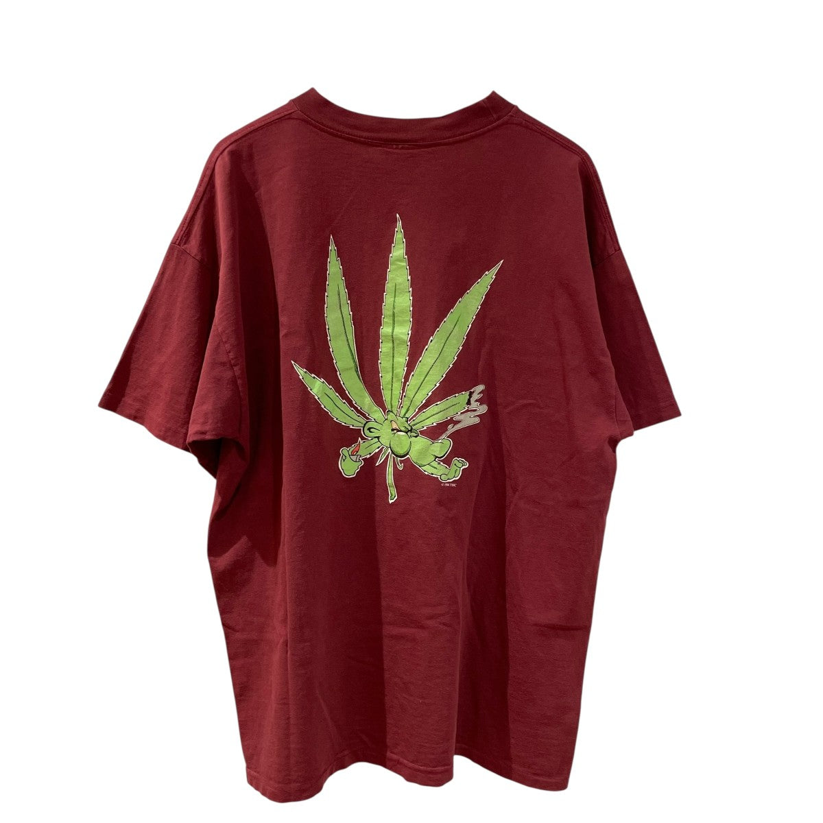 THC 90s 大麻プリントTシャツ シングルステッチ半袖シャツ 古着・中古-2枚目のアイテム画像