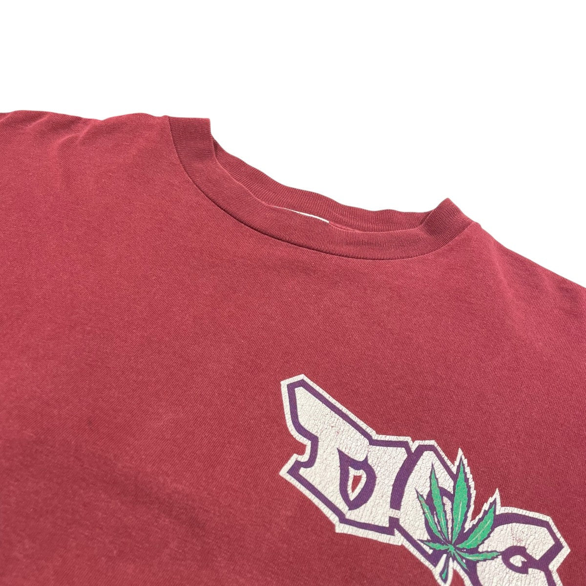 THC 90s 大麻プリントTシャツ シングルステッチ半袖シャツ 古着・中古-3枚目のアイテム画像