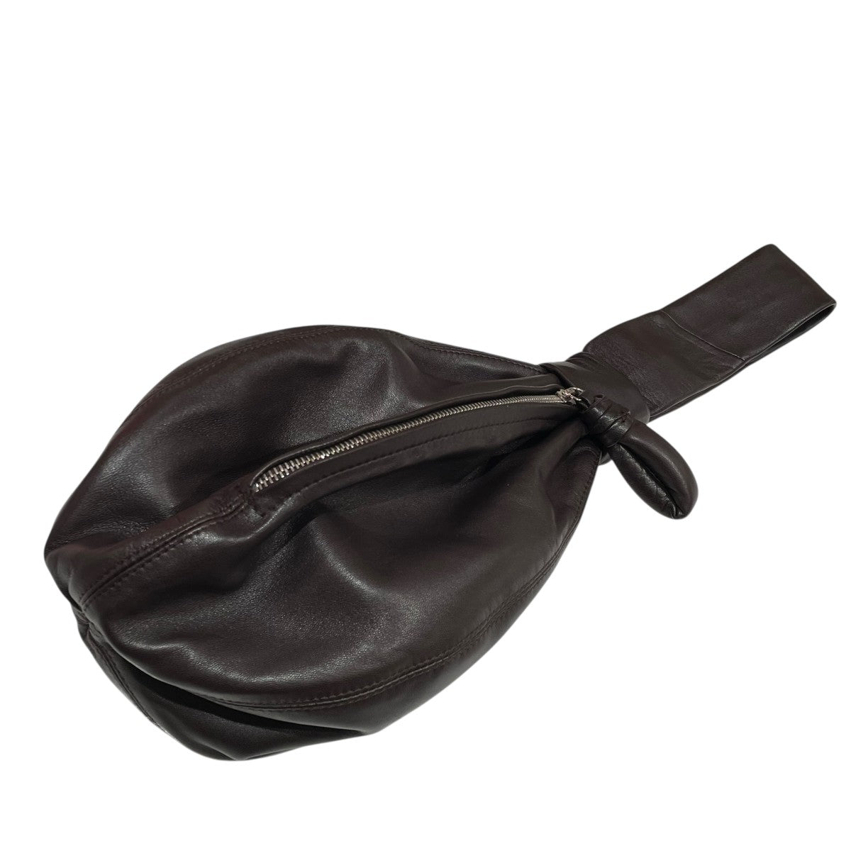 LEMAIRE ルメール ミディアムギアバッグ ブラック 茶 レザー LEMAIRE ルメール SS25 MEDIUM GEAR BAG / BLK - NUBIAN