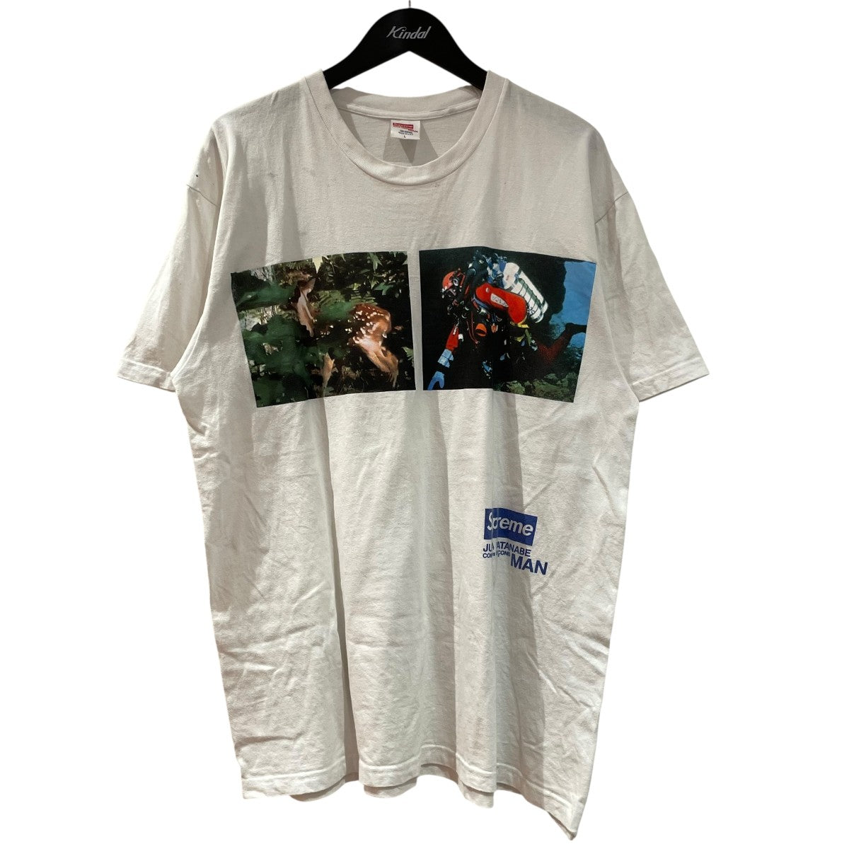 新品Supreme Junya Watanabe Nature Tee Supreme JUNYA WATANABE CDG MAN Nature Tee White Men's - FW21