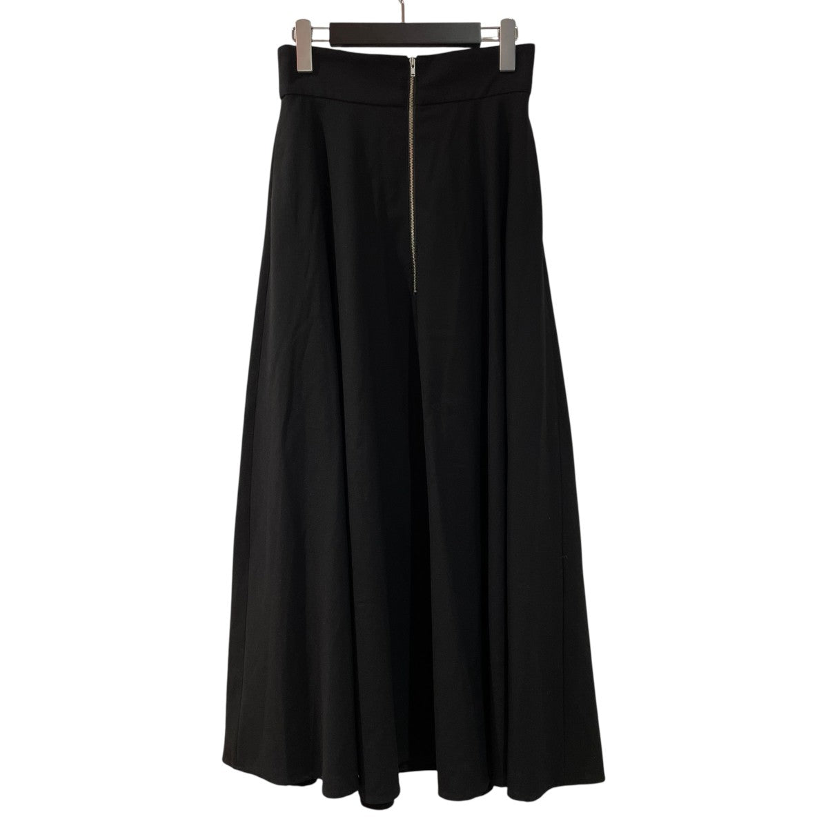 W FACE FRONT ZIP FLARE SKIRTロングスカート14109-6102