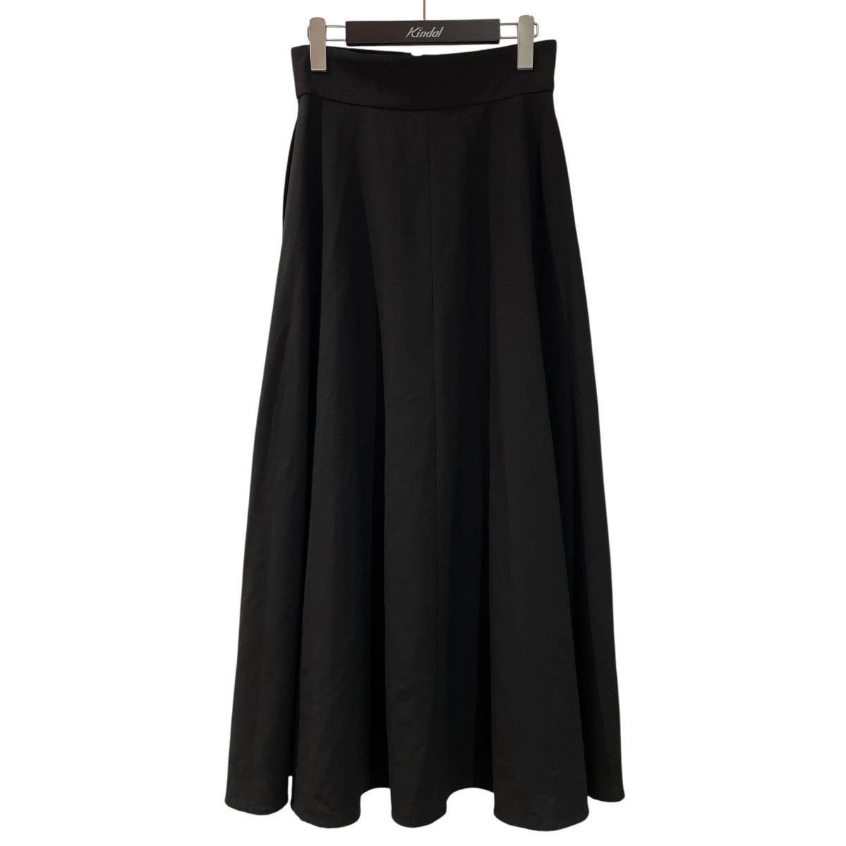 W FACE FRONT ZIP FLARE SKIRTロングスカート14109-6102