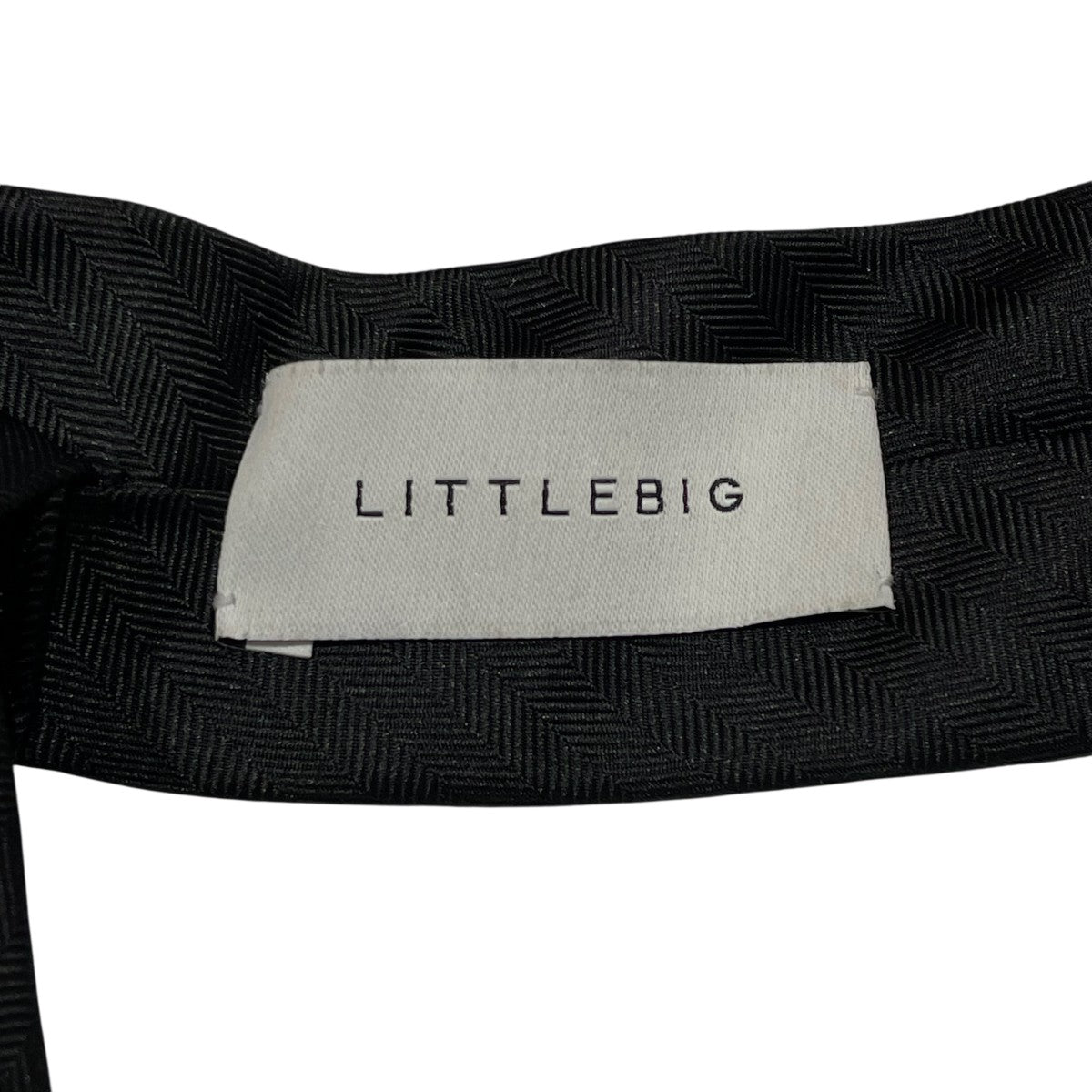 LITTLEBIG リトルビッグ　ネクタイ　レザー　ブラック LITTLEBIG - 【残り一点】55mm Leather Tie(BLACK) | ACRMTSM