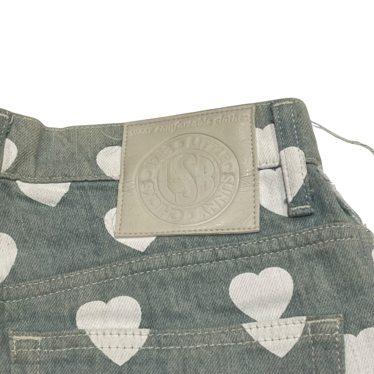 little sunny bite デニム　テーパード　ワイド　ユニセックス セール】《Little sunny bite》sandw1tch shop x little sunny