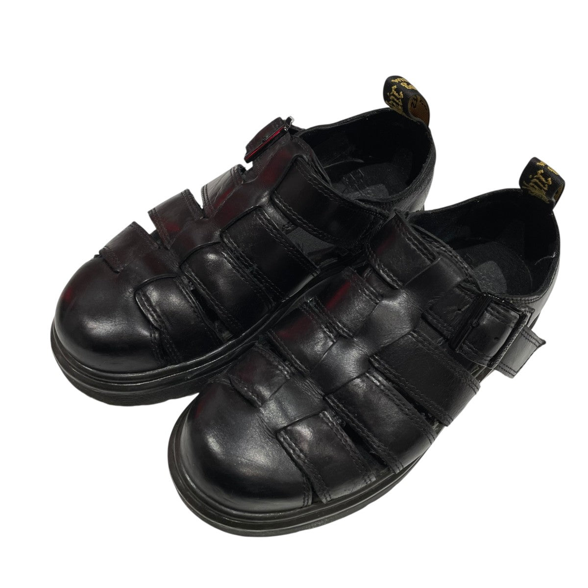 ドクターマーチン レザー トングサンダル ブラック AW006 SK 04 U Dr.Martens(ドクターマーチン) サンダルAW006 AW006 ブラック
