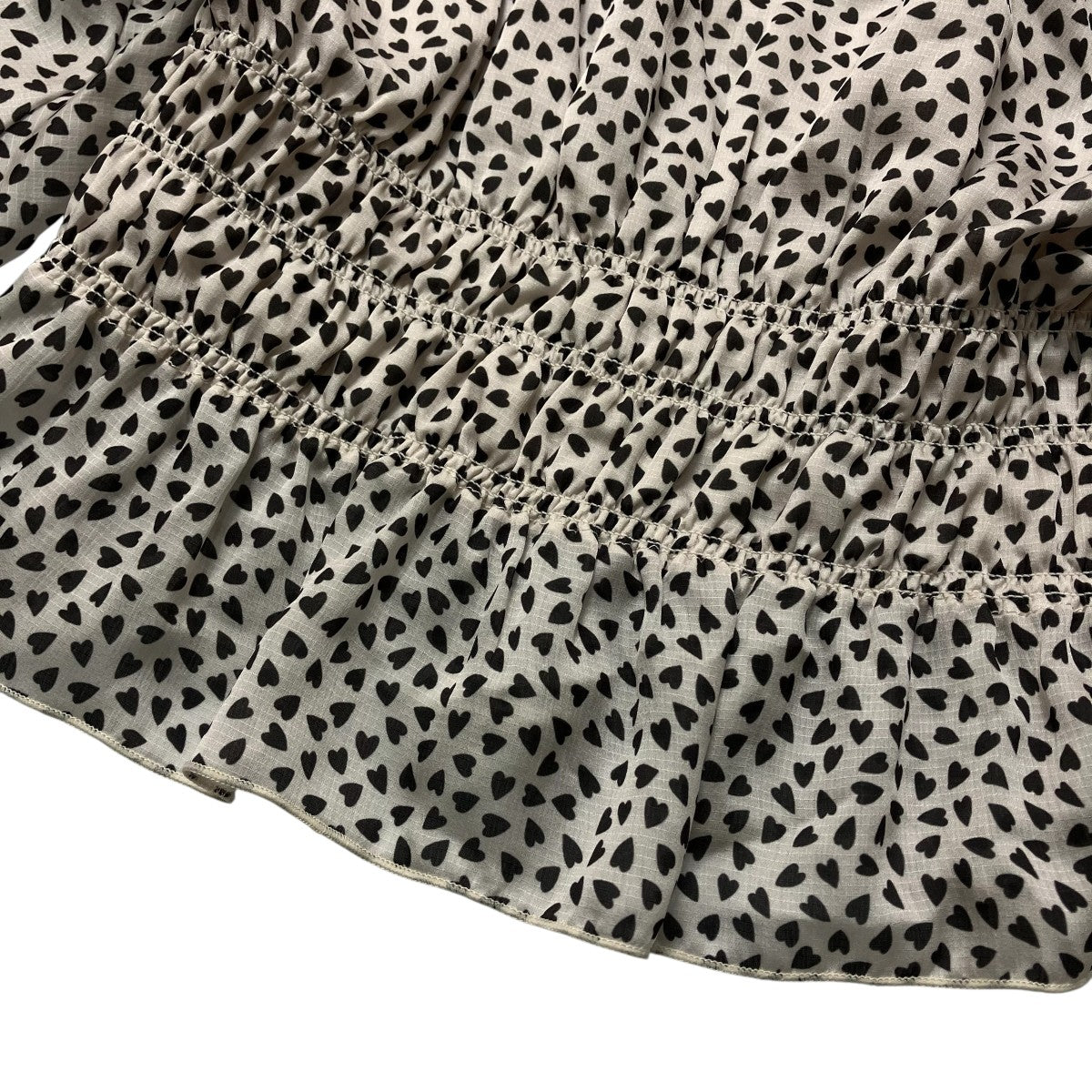 JILL BY JILLSTUART ハートプリントシャーリングブラウスブラウス125 5110020 古着・中古-5枚目のアイテム画像