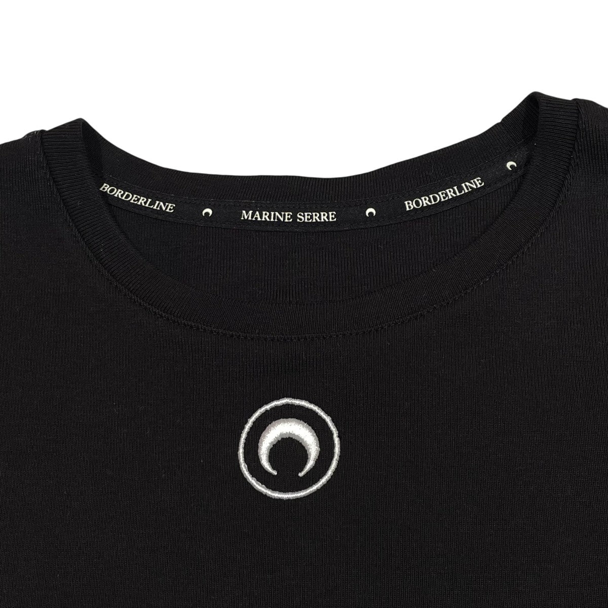 marine serre(マリーンセル) 半袖Tシャツ ブラック サイズ S