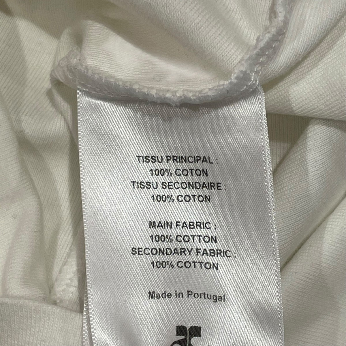 COURREGES クレージュ トップス　タンクトップ　白　新品未使用　S Courreges クレージュ タンクトップ FITTED TANK TOP
