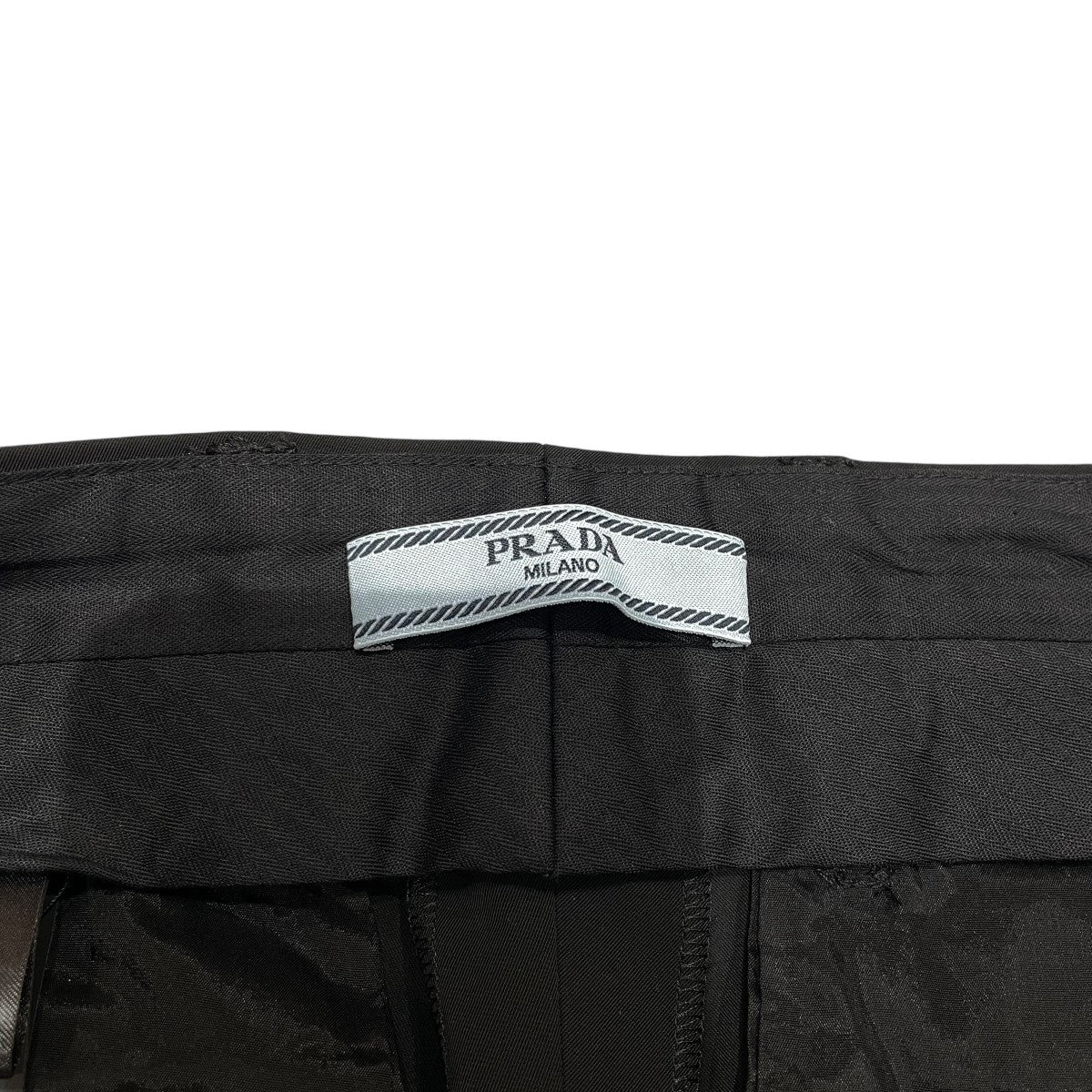PRADA ナイロンスラックス 楽天市場】PRADA プラダ 22SS トライアングルパッチスラックス