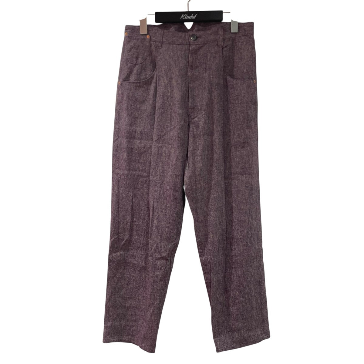 URU(ウル) WOOL CHECK WIDE PANTSチェックパンツ19FUP09 19FUP09